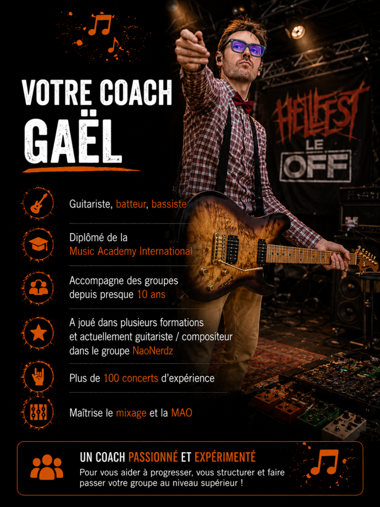 coaching groupe de musique